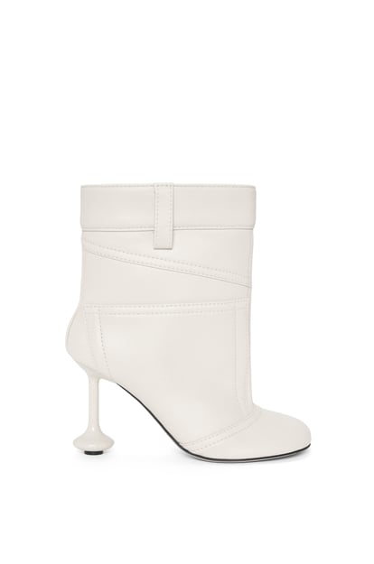 LOEWE Toy ankle bootie in nappa lambskin Anthurium White