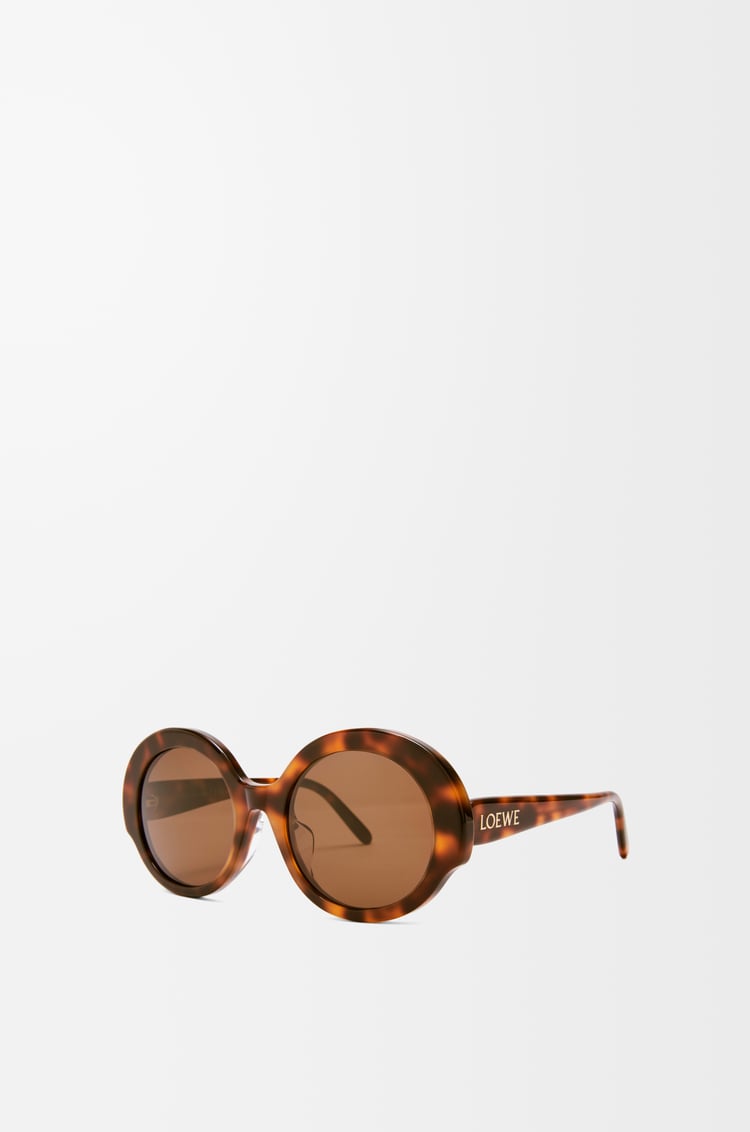 LOEWE Round Slim sunglasses Havana