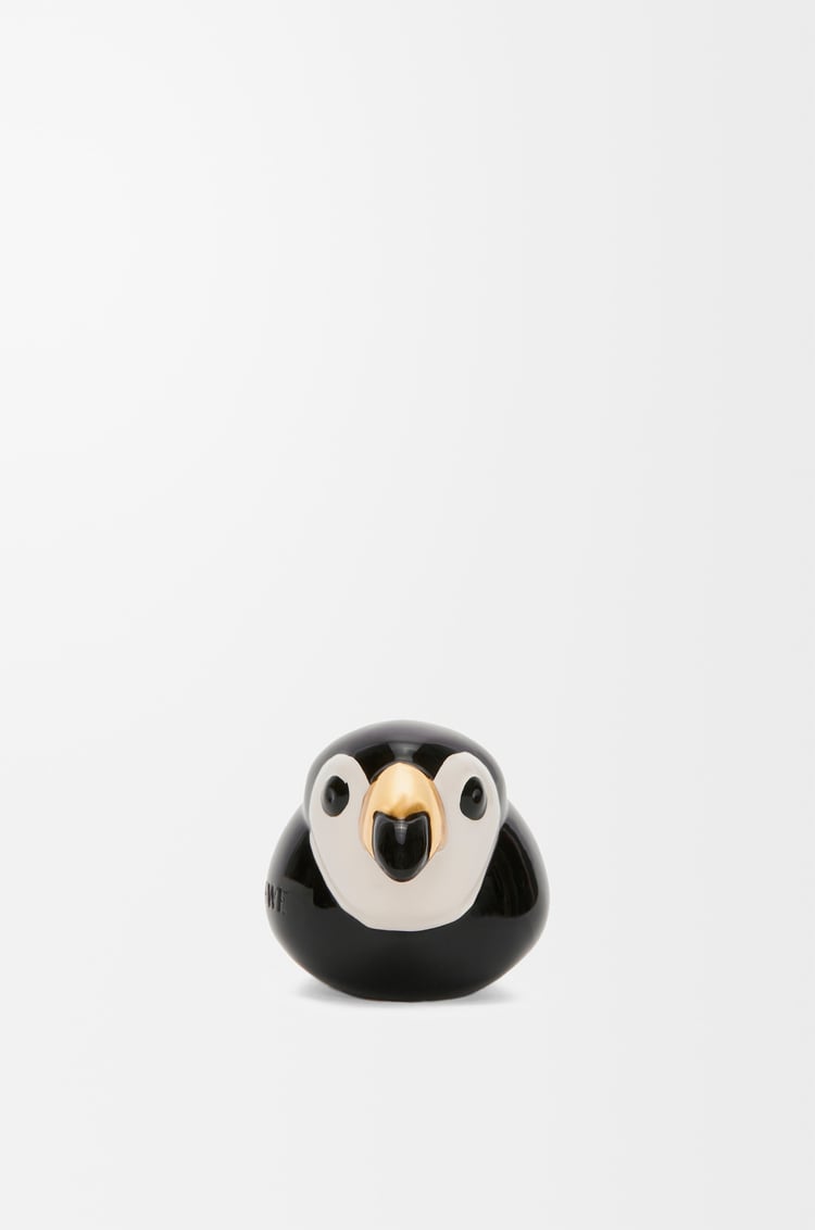 LOEWE Dado Tucan en latón Negro/Dorado