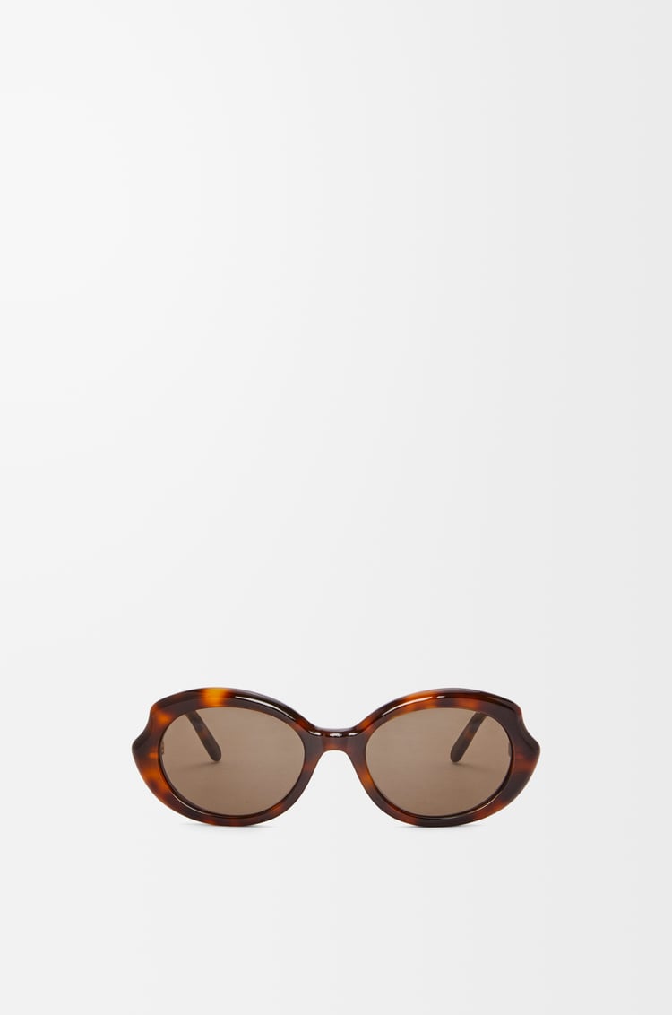 LOEWE Gafas de sol Mini Oval Slim Marrón Habano
