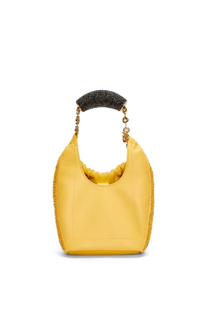 LOEWE Mini Squeeze bag in beaded leather Yellow plp_rd