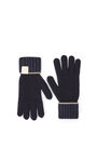 LOEWE Gloves in wool Navy Blue/Blue pdp_rd