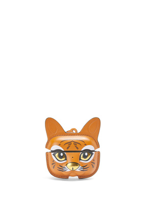LOEWE タイガー AirPods Pro ケース (スムースカーフ) オレンジ
