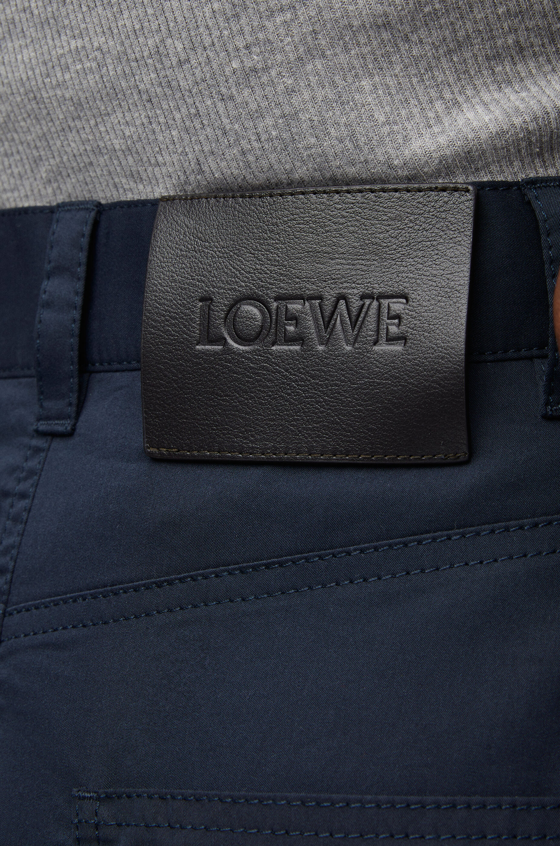 バルーントラウザーズ(コットン&シルク) ブルー - LOEWE バルーントラウザーズ(コットン&シルク) ブルー - LOEWE