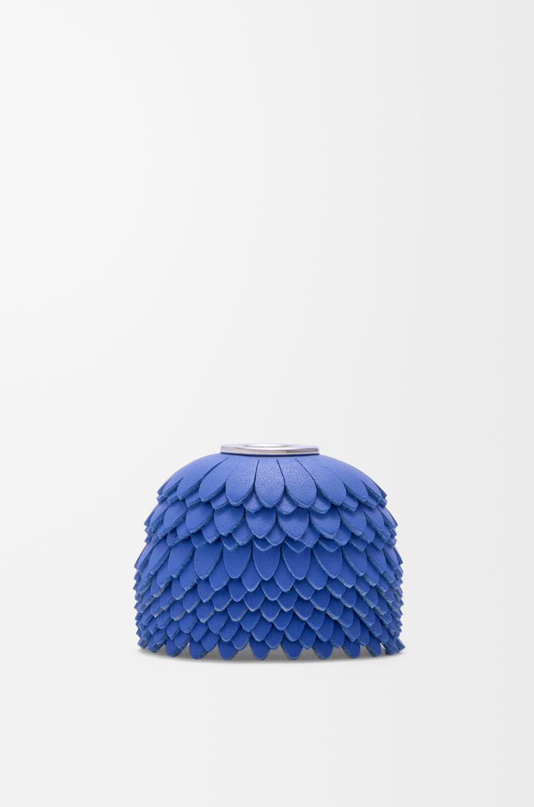 LOEWE 小牛皮花朵掛飾 海岸藍