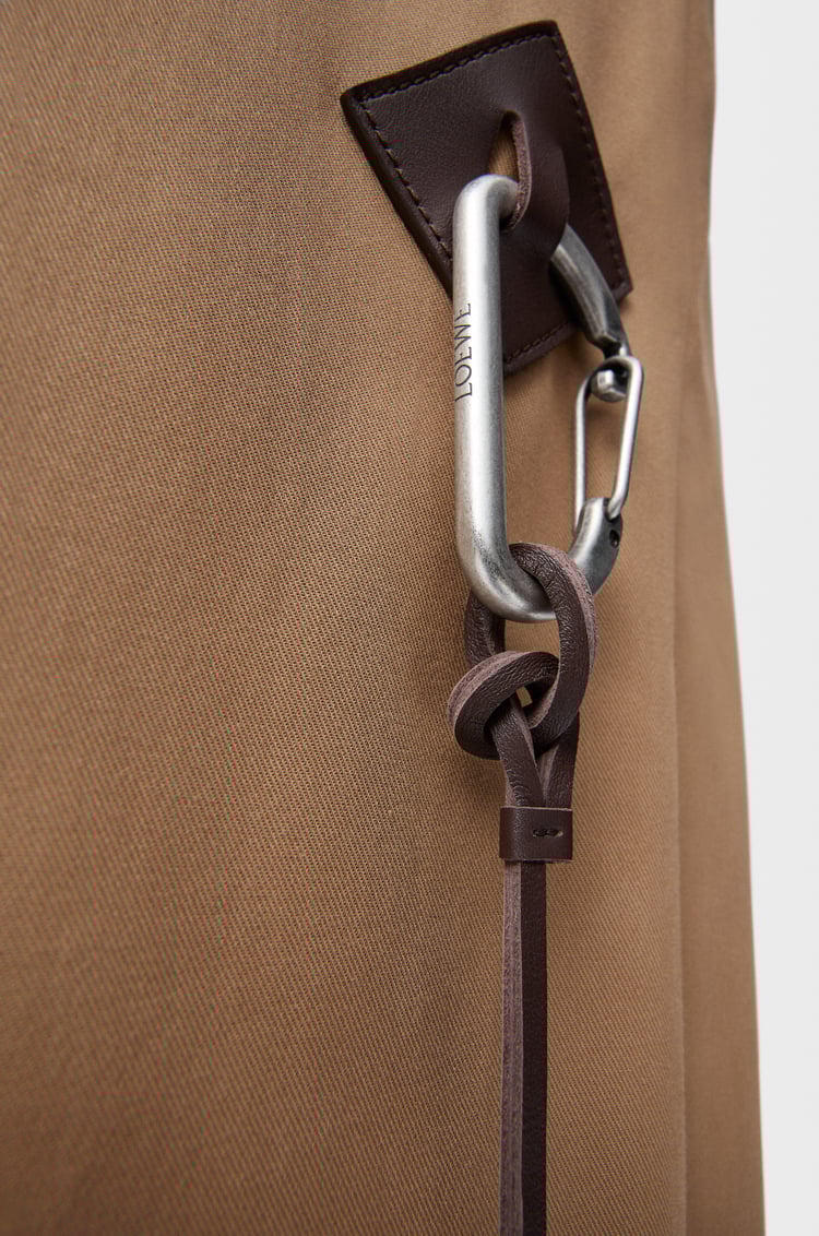 LOEWE 棉质低裆长裤 米色