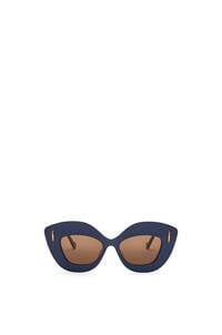 LOEWE Retro Screen sunglasses in acetate Navy Blue