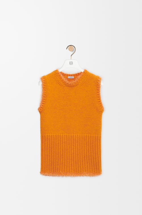 LOEWE ベスト（ウール） オレンジ