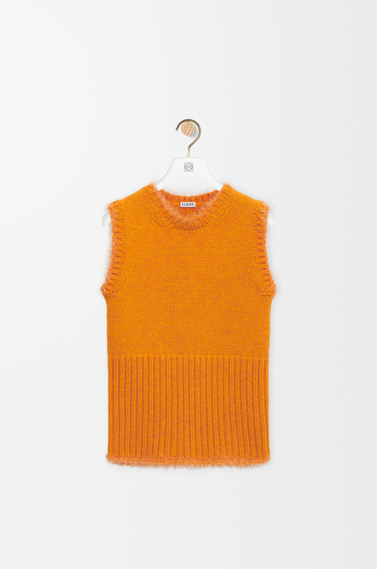 LOEWE Vest in wool Orange
