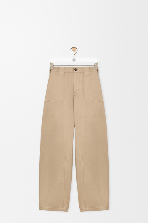 LOEWE 棉质长裤 沙色