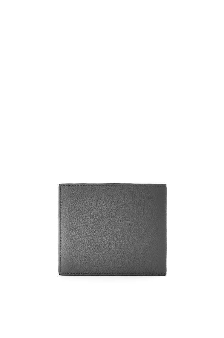 LOEWE Bifold coin wallet in soft grained calfskin Anthracite