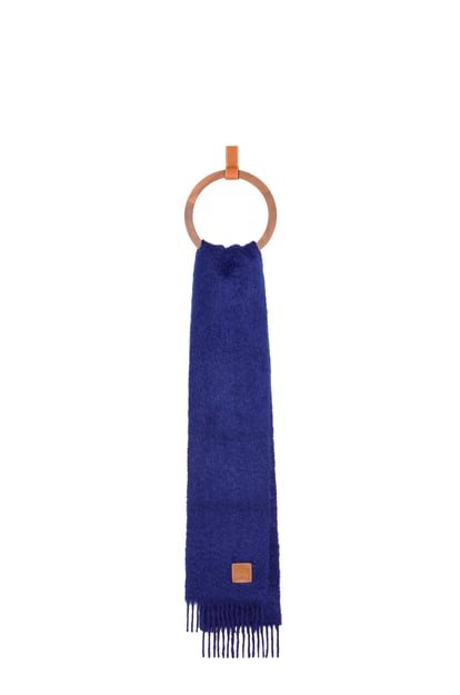 LOEWE Scarf in mohair and wool Midnight Blue plp_rd