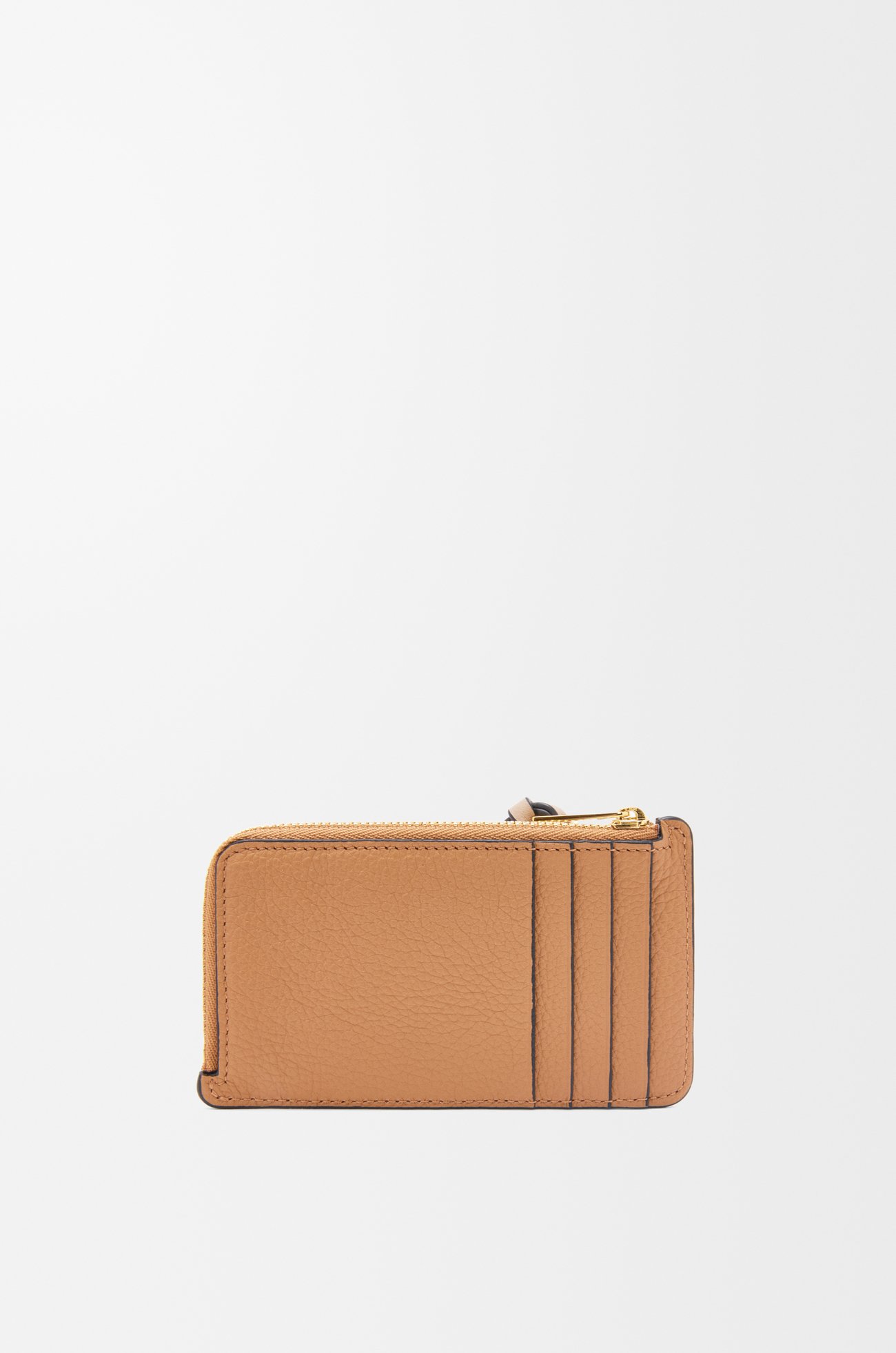 LOEWE Coin cardholder in soft grained calfskin Toffee/Tan plp_rd