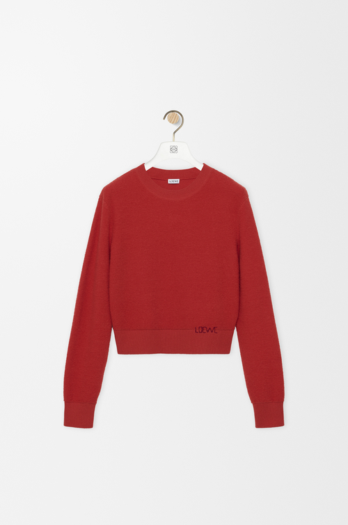 LOEWE Pull en laine Rouge