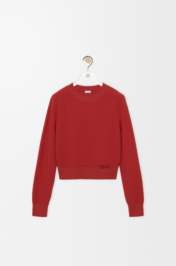 LOEWE Pull en laine Rouge