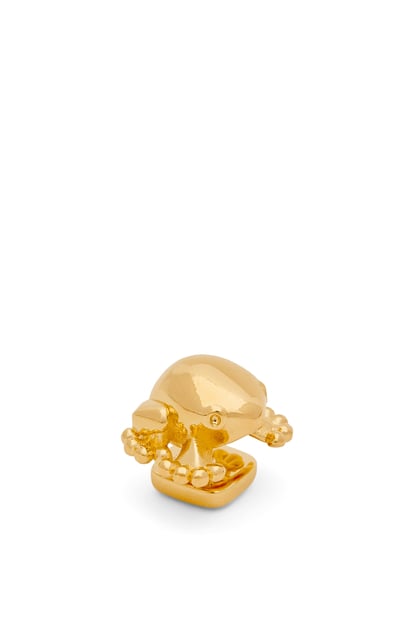 LOEWE Frog pin in brass Gold plp_rd