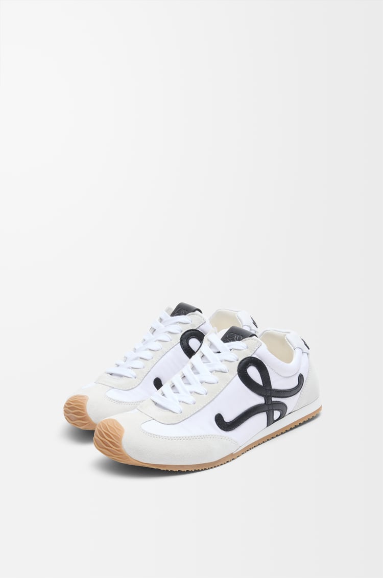 LOEWE バレエランナー 2.0（ナイロン&カーフ） ホワイト/ブラック