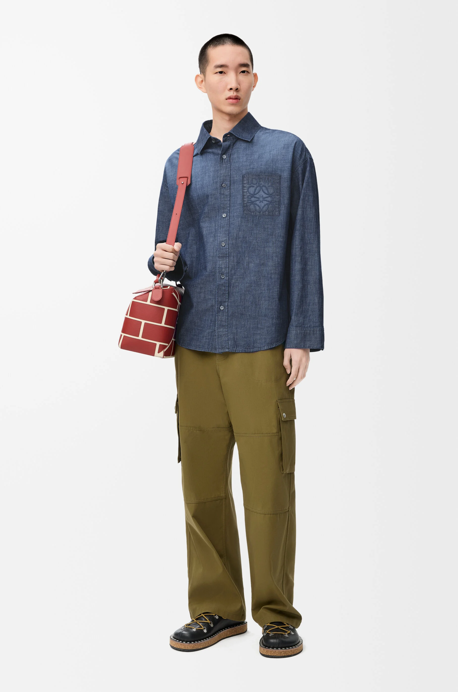 シャツ（コットン） ブルー - LOEWE