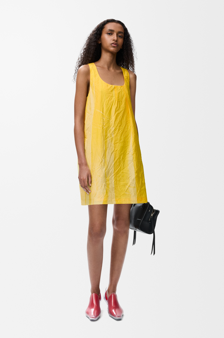 LOEWE Dress in technical cotton Yellow