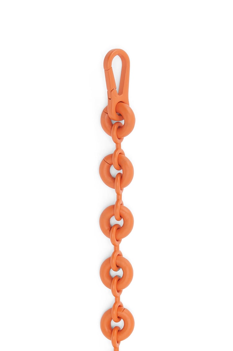 LOEWE Donut chain strap Orange