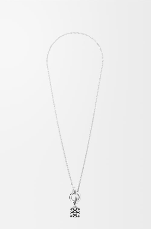 LOEWE Anagram Anhänger aus Sterlingsilber Silber