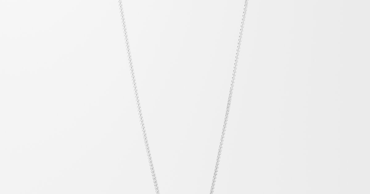 Anagram pendant in sterling silver Silver - LOEWE
