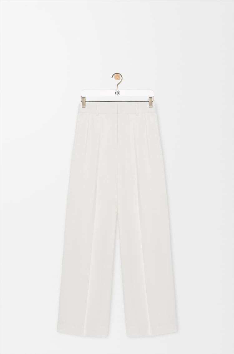 LOEWE トラウザーズ（ストレッチレーヨンブレンド） ホワイト