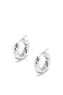 LOEWE Nappa twist earrings in sterling silver Silver pdp_rd