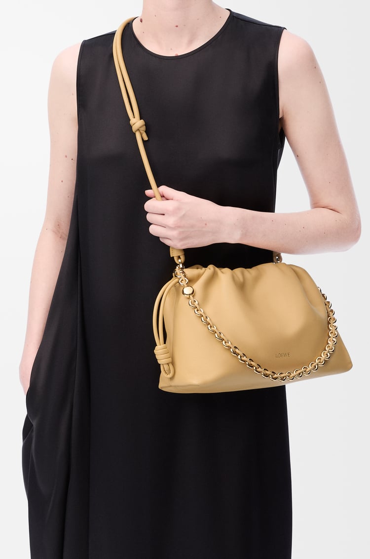 LOEWE フラメンコパース（メローナパラム） ダークバター