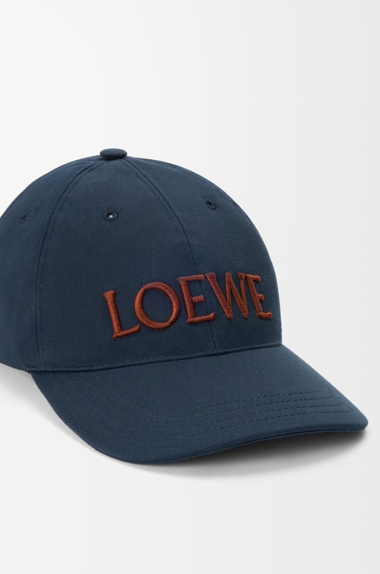 LOEWE 로에베 캡 - 캔버스 딥 네이비