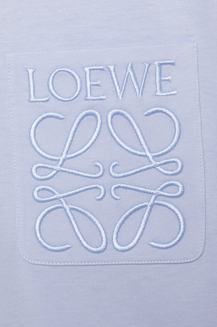 LOEWE Relaxed fit T-shirt in cotton Light Blue