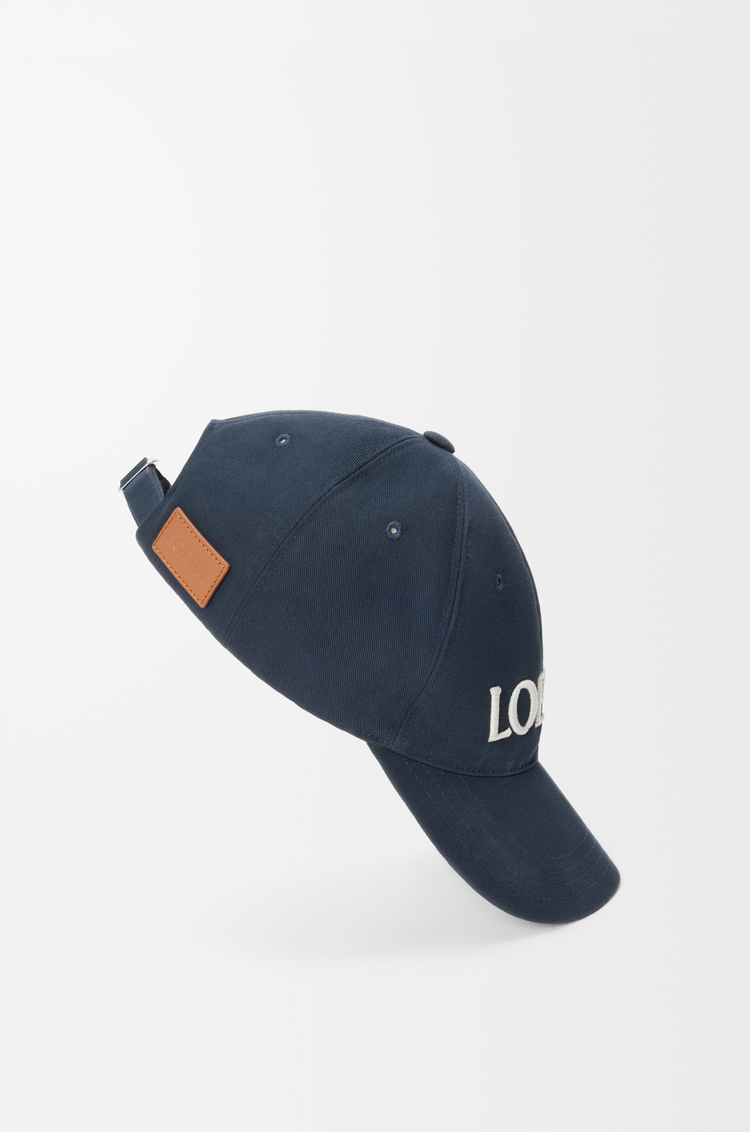 LOEWE LOEWE cap in canvas Deep Navy