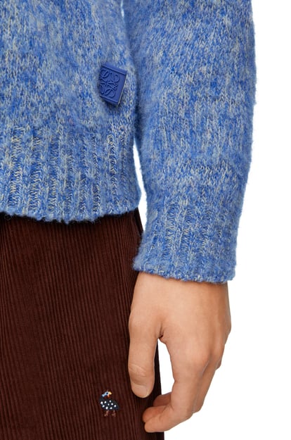 LOEWE Sweater in wool Blue/Yellow plp_rd