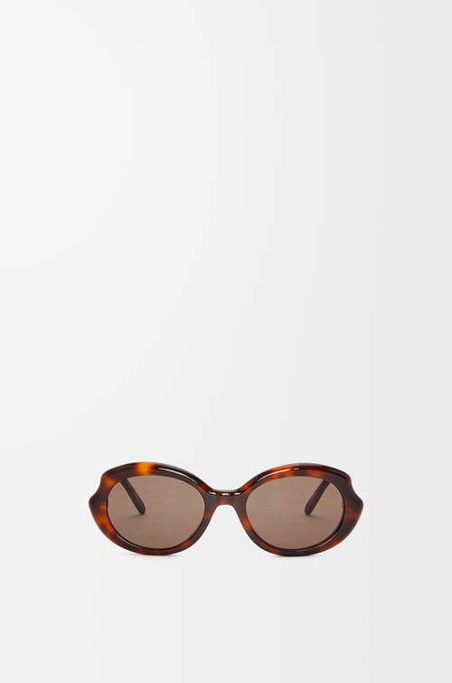 LOEWE Gafas de sol Mini Oval Slim Marrón Habano