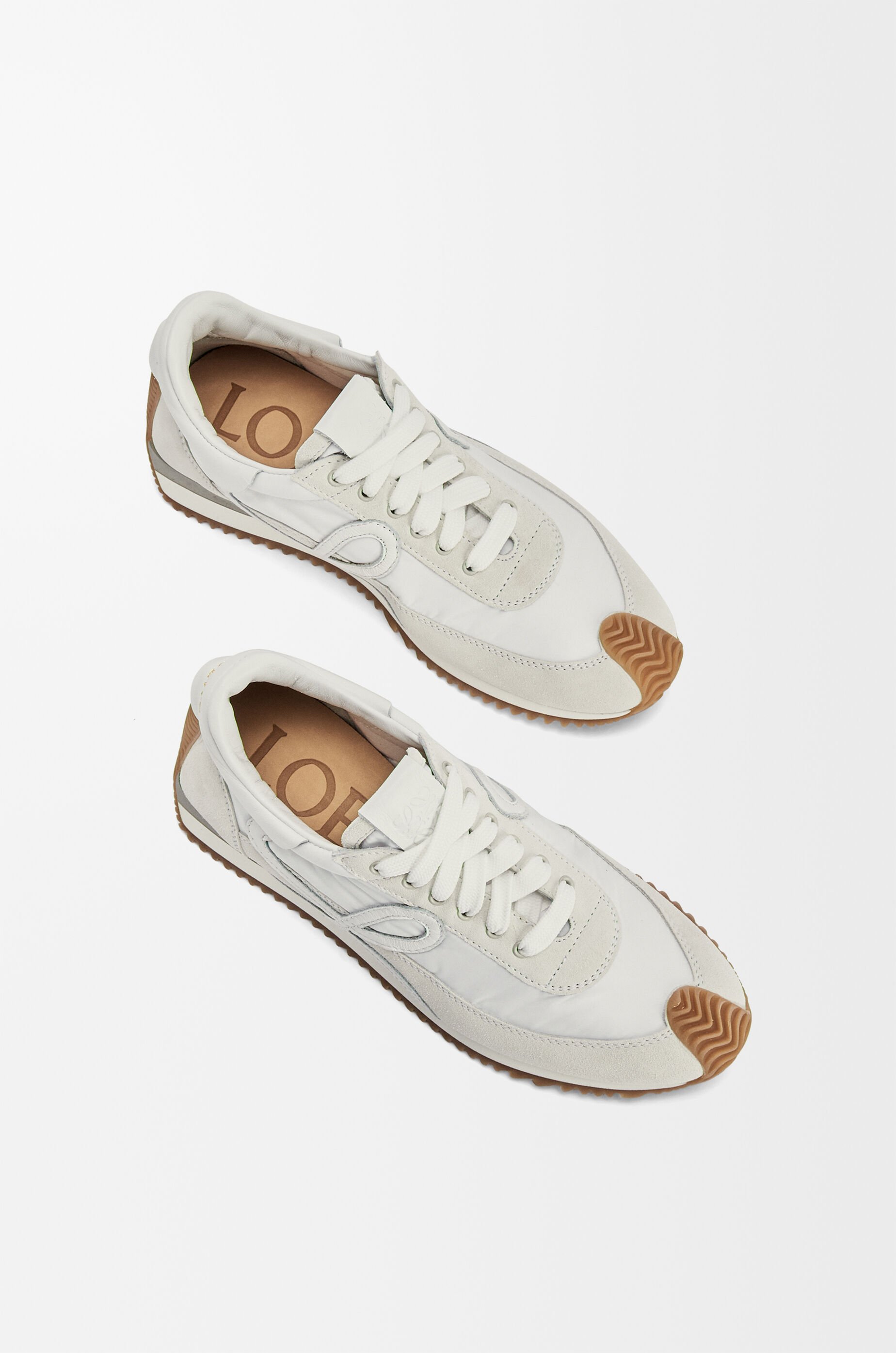 Flow Runner in nylon and suede White - LOEWE