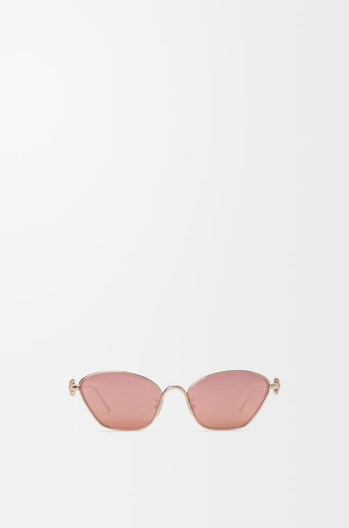 LOEWE Anagram Bombé Hexagon sunglasses Rose Gold
