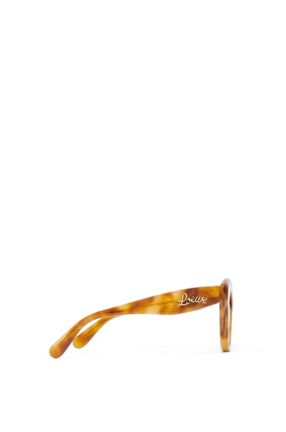 LOEWE Gafas de sol Tarsier en acetato Rubio Havana Brillante/Humo plp_rd