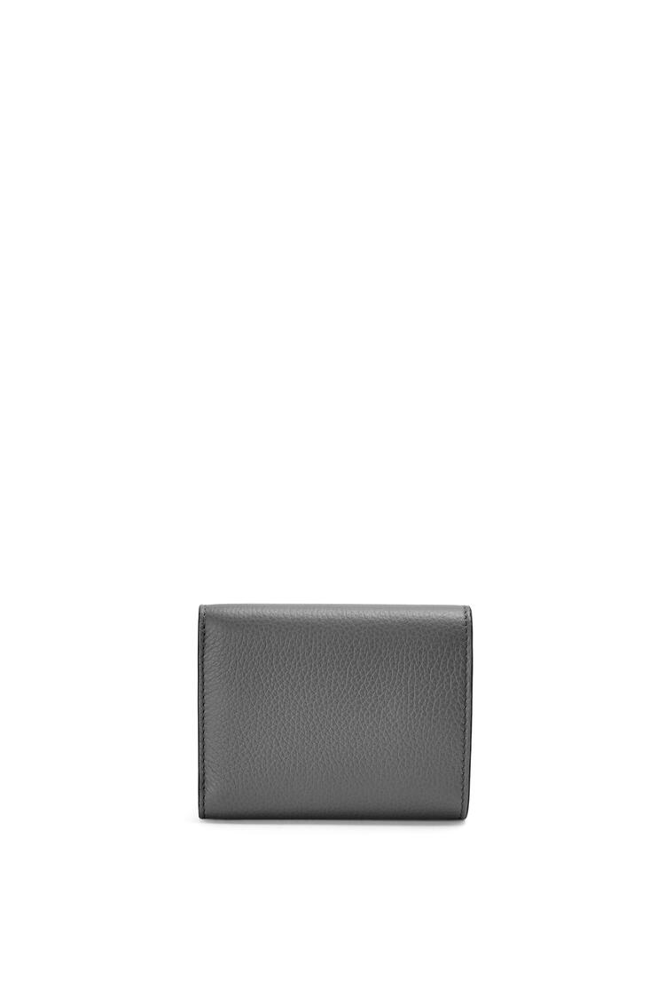 LOEWE Trifold wallet in soft grained calfskin Anthracite pdp_rd