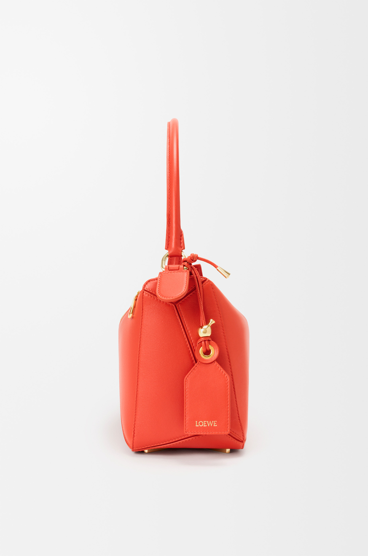 LOEWE Medium Puzzle Featherlight bag in nappa lambskin Deep Saffron