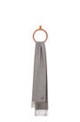 LOEWE Anagram scarf in cashmere Grey