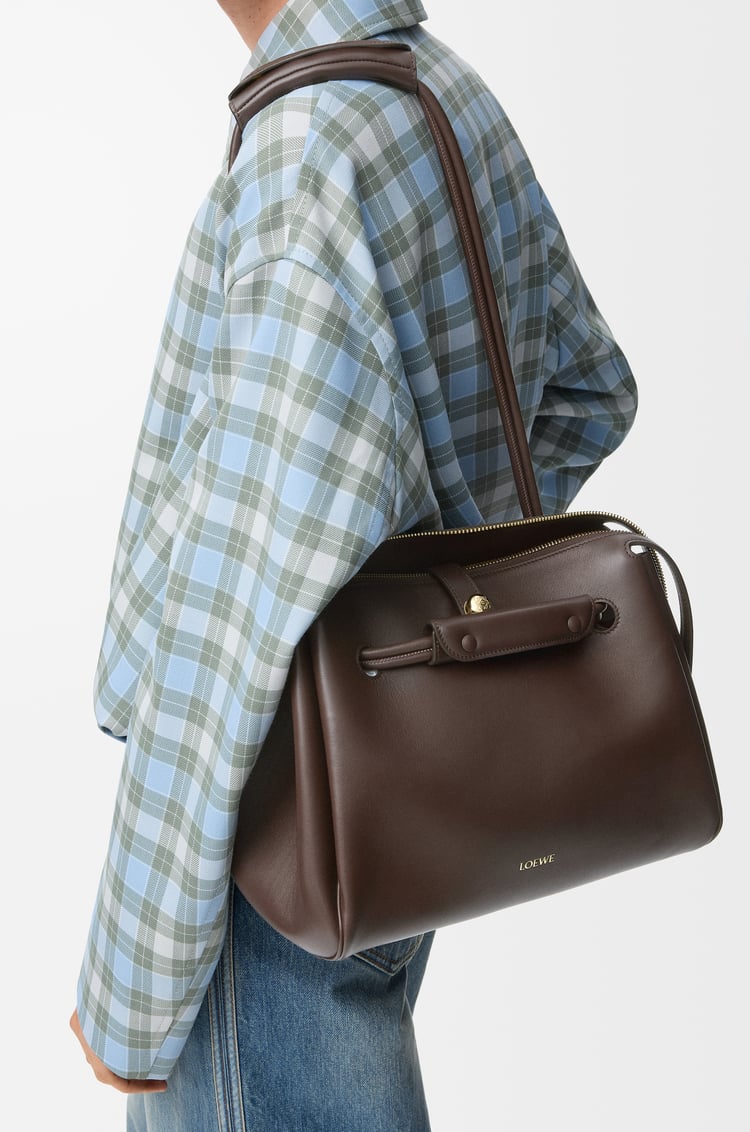 LOEWE マドリードバッグ（サプルカーフ） ダークブラウニー