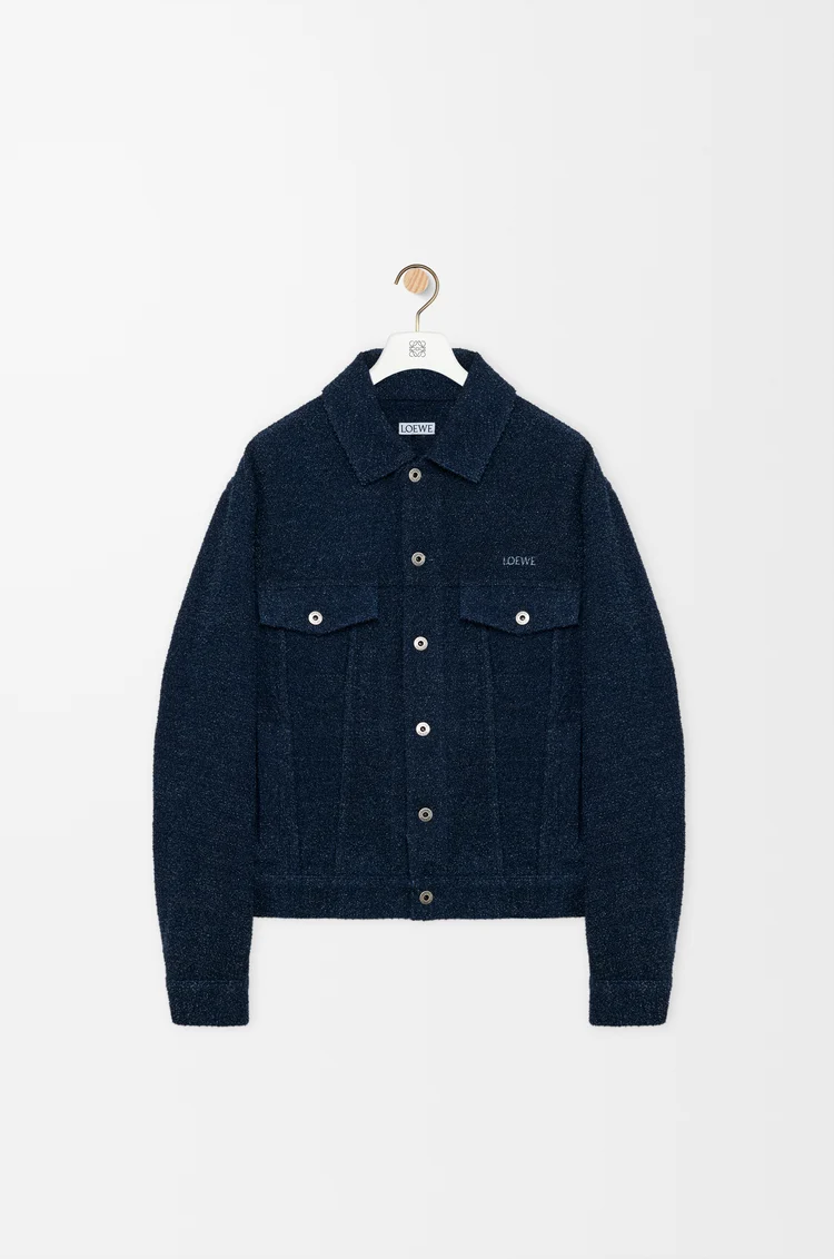 LOEWE Veste Trucker en denim Bleu Denim Foncé