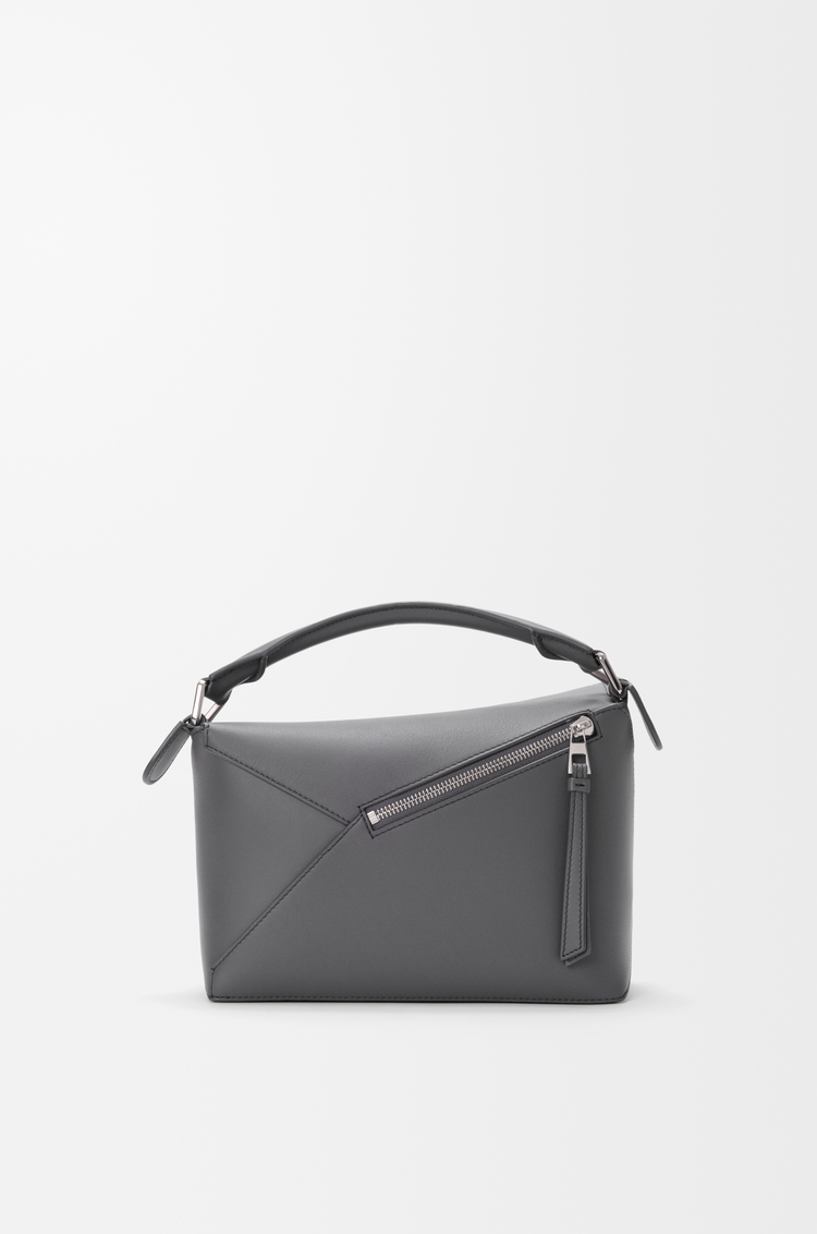 LOEWE Small Puzzle Edge bag in classic calfskin Slate