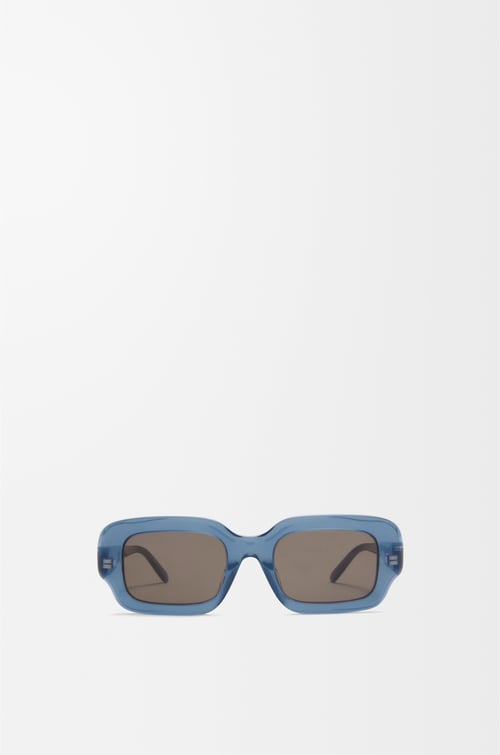 LOEWE Rectangular Slim sunglasses Milky Blue