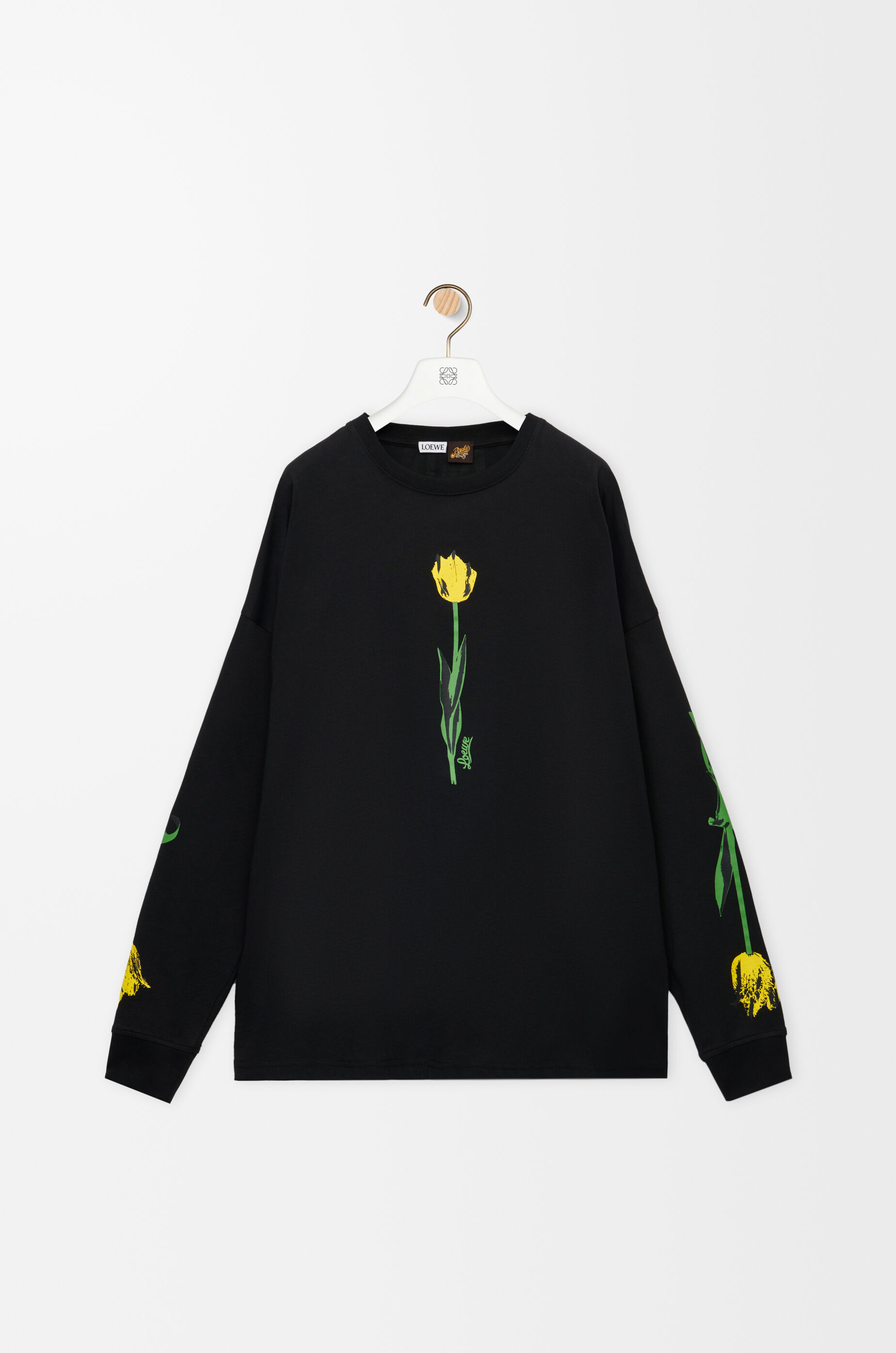 全ての Tシャツ（コットン） ロングスリーブ ブラック LOEWE - トップス