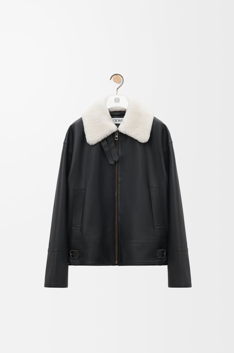 LOEWE Aviator jacket in shearling Black