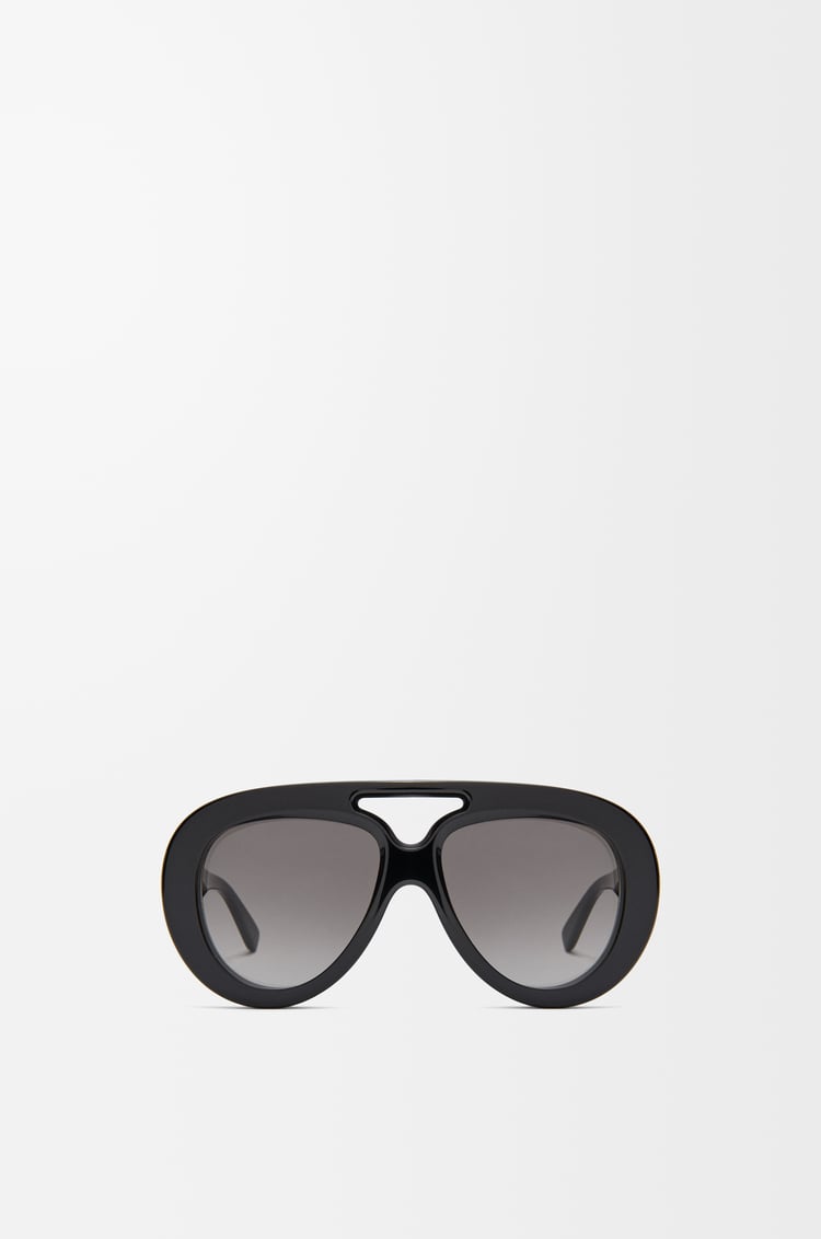LOEWE Gafas de sol Round Spoiler Aviator Negro