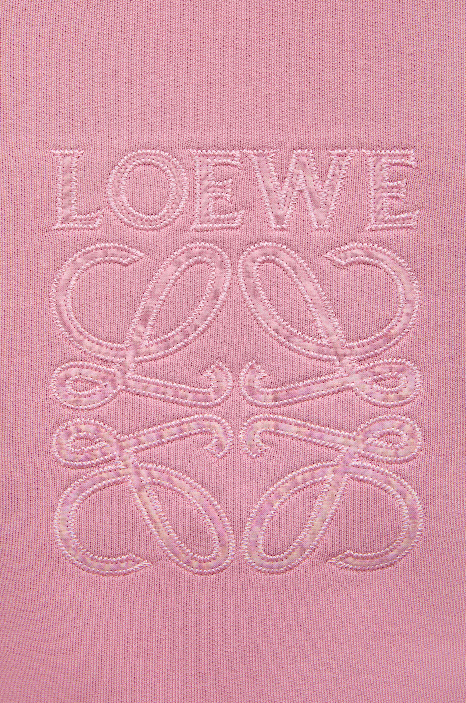 クロップド スウェットシャツ（コットン） ピンク - LOEWE