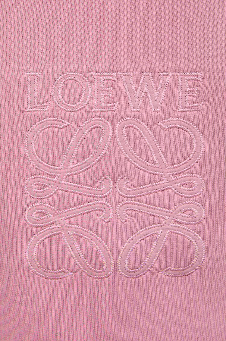 LOEWE Cropped sweatshirt in cotton Pink