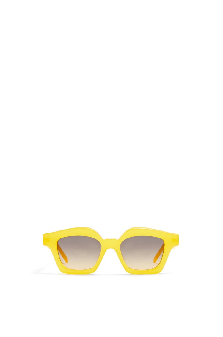 LOEWE Small browline sunglasses in acetate Yellow